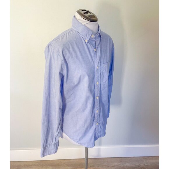 Abercrombie and Fitch Blue Button Down Shirt - Picture 7 of 9